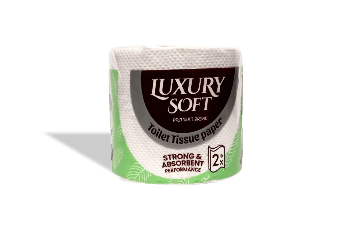Luxury Soft Premium Brand 2-Ply Extra Soft Toilet Tissue Roll