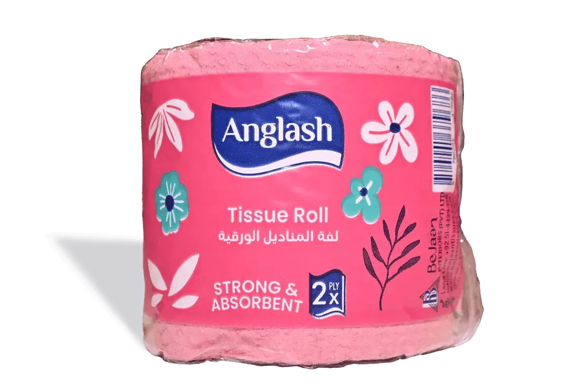 Anglash 2-Ply Toilet- Pink Box (150 Pulls – 300 Sheets)