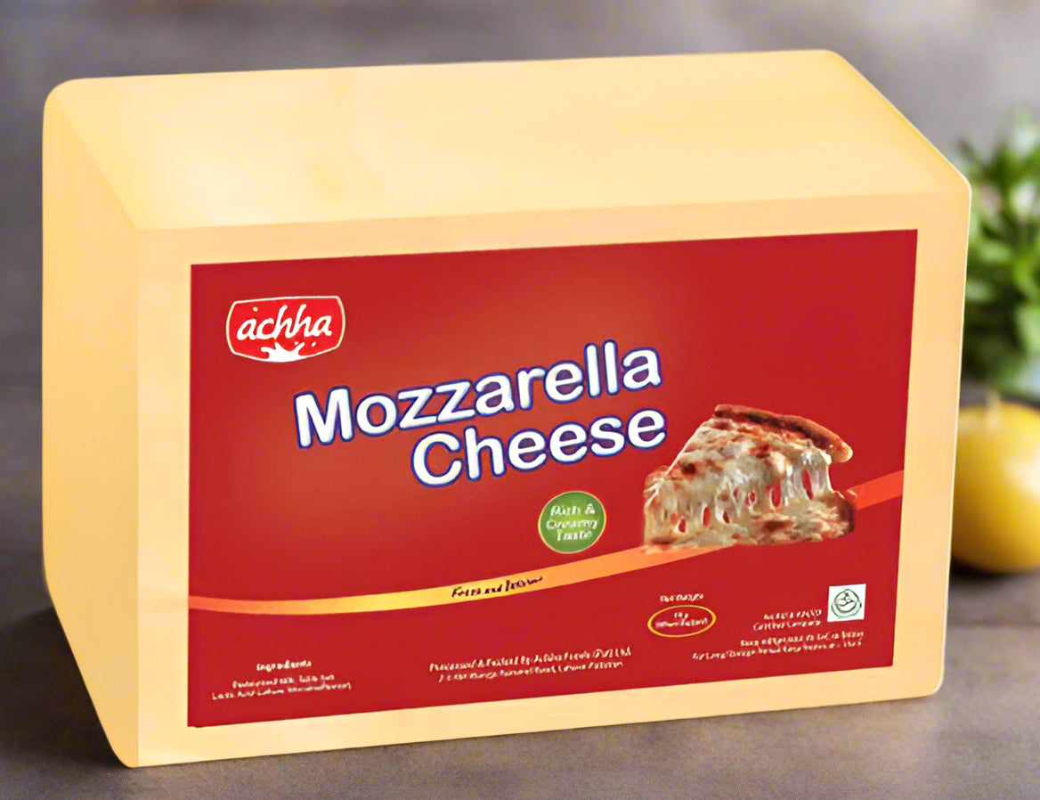 ACHAA MOZARELLA BLOCK CHEESE | 2KG