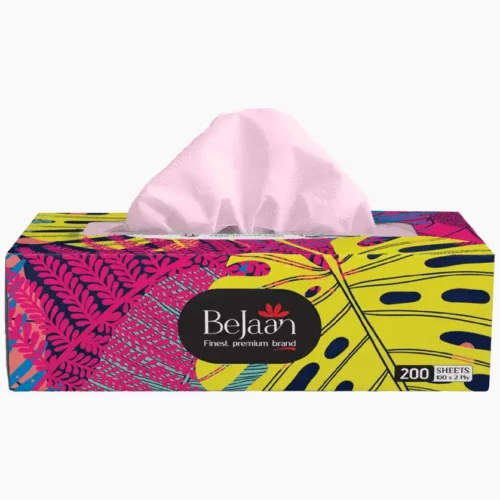 BEJAAN Multicolor Luxury Facial Tissues - 100 SHEETS