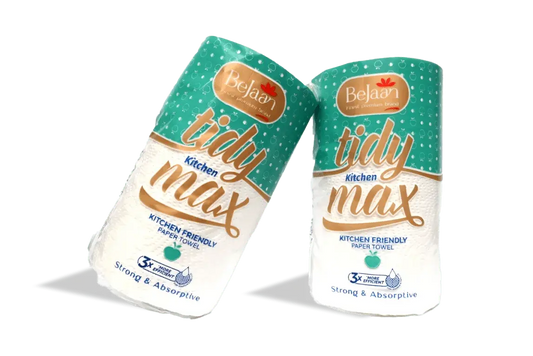 BEJAAN Tidy Max Kitchen Friendly Paper Towel Tissue Roll - SINGLE