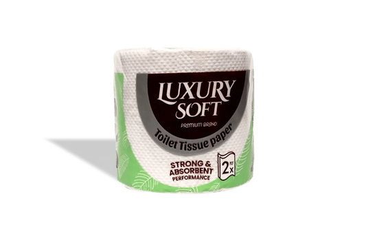 Luxury Soft Premium Brand 2-Ply Extra Soft Toilet Tissue Roll