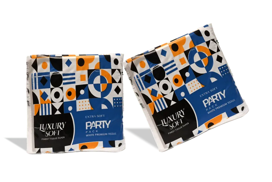 Bejaan - Luxury Soft 2-Ply Multipurpose Tissue White Party Pack