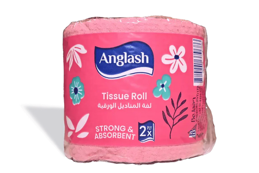 Anglash 2-Ply Toilet- Pink Box (150 Pulls – 300 Sheets)