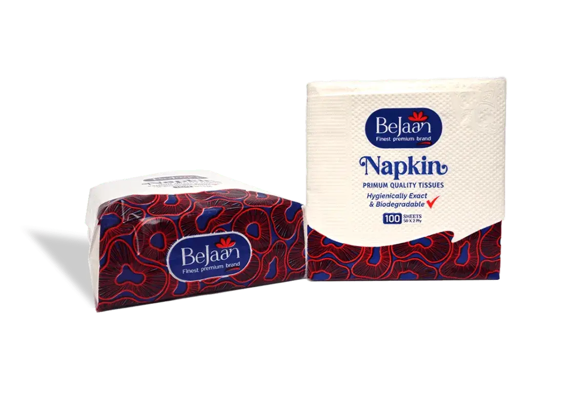 BeJaan 2-Ply Table Napkin Premium Quality Tissues (50 Sheets)