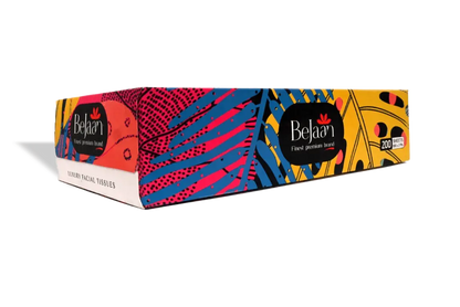 BEJAAN Multicolor Luxury Facial Tissues - 100 SHEETS