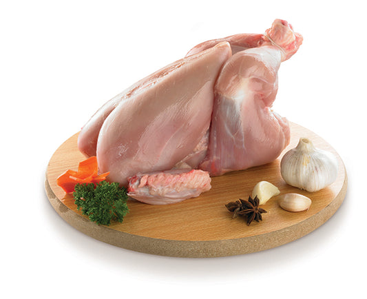 SKINLESS WHOLE CHICKEN - BIG BIRD FOODS -1100GM