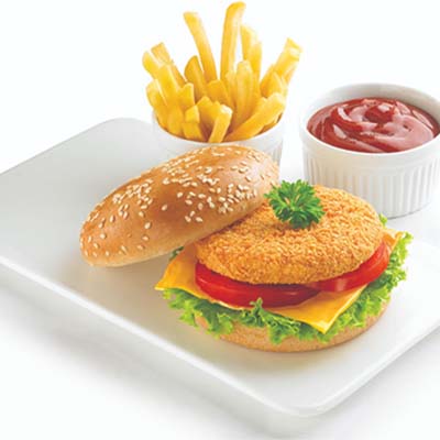 CHICKEN BURGER PATTY - BUDGET PACK - 1KG 16 PIECES